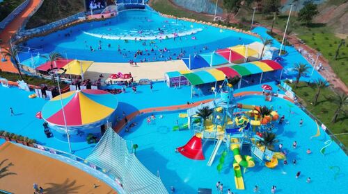 mais recente caso da empresa sobre Another major development in Central Asia! A 25,000㎡ water park in Turkestan, Kazakhstan, is about to open, and our company has completed the delivery of the entire system.