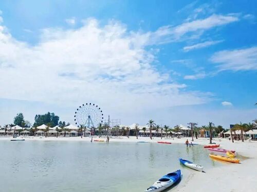 mais recente caso da empresa sobre Artificial Lagoon | Crystal-Clear Swimming Lagoon with Beach Entry for Resorts & Hotels | Vison Waterparks