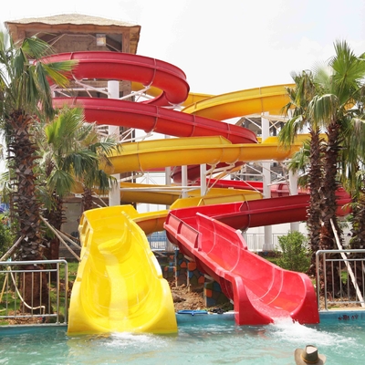 qualidade  Fun Backyard Custom Water Pool Slides For Family , Amusement Park / Water Park Equipment Fábrica