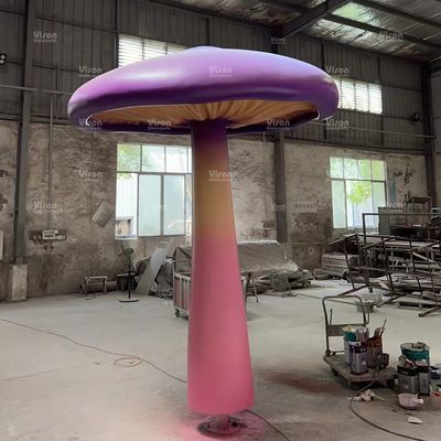 Qualidade  Water Playground Equipment Fiberglass Aqua Play Spray Mushroom Suitable for Kids and Adults in Amusement Parks and Waterparks Fábrica