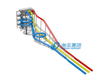A corrediça de água plástica adulta comercial do produto/fibra de vidro do waterpark do combinantion desliza