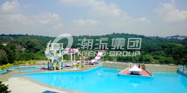 Corrediça feita sob encomenda exterior do Aqua do Bumerangue do parque de diversões das corrediças de água da associação para 2 pessoas para o parque temático da água