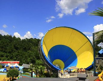 Os parques temáticos da água do Aqua de FRP para o adulto/personalizaram a altura da plataforma da corrediça 16m do furacão