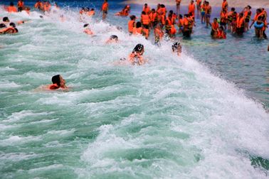 Artificial Grande Tsunami Oceano Piscina de Ondas de Água com Parque de Ondas Vazio 3 metros de altura