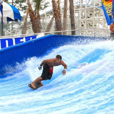 Passeio da água de Flowrider do jogo do Aqua para a corrediça de água surfando Skateboarding da fibra de vidro do esporte