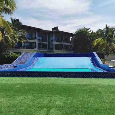 A máquina surfando personalizada da onda do cavaleiro do fluxo caçoa passeios do divertimento para o parque da água