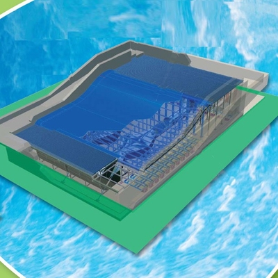 Passeio da água de Flowrider da atração, única placa impermeável do patim da onda do cavaleiro