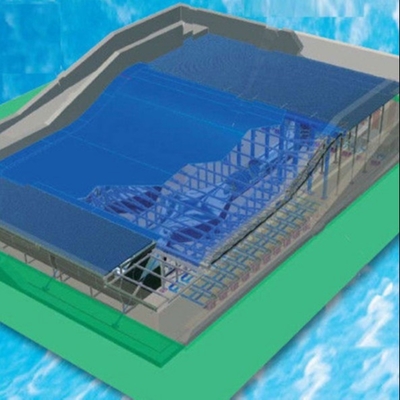 Passeio exterior da água de Flowrider do jogo do Aqua para o esporte surfando Skateboarding