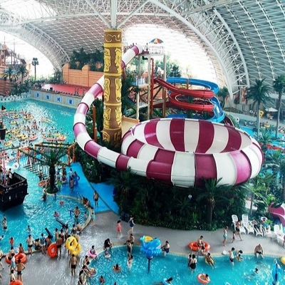 Space Bowl Slides de água de fibra de vidro para aventura diversão Parque aquático Passeios aquáticos