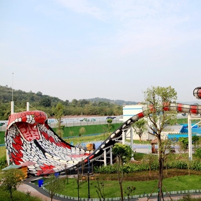 Corrediça de água do rei cobra da fibra de vidro/campo de jogos lisos feitos sob encomenda parque da água