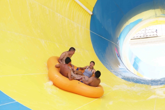 Altura personalizada da corrediça 14.6m do furacão do parque da água da fibra de vidro dos adultos para o parque da água