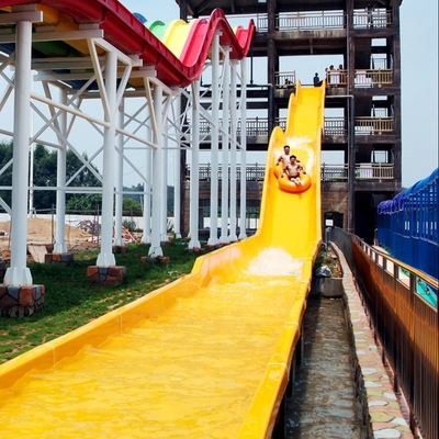 As corrediças de água da fibra de vidro do parque temático, costume plástico jangada combinada da água deslizam para o parque da água