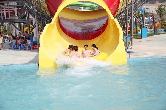 Corrediça de água super do furacão do equipamento do parque da água acima do Waterslide da associação da terra
