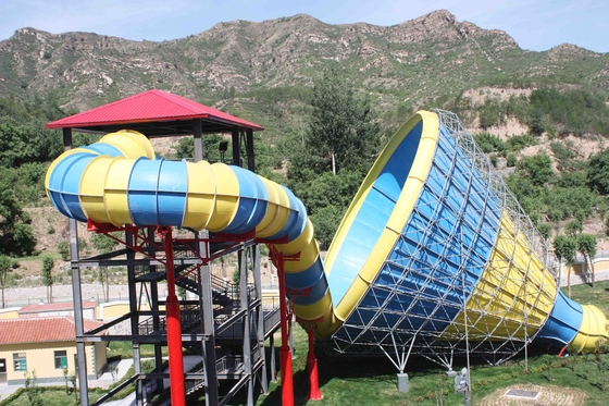 A melhor corrediça de água da fibra de vidro do divertimento da qualidade para o parque da água da aventura em China