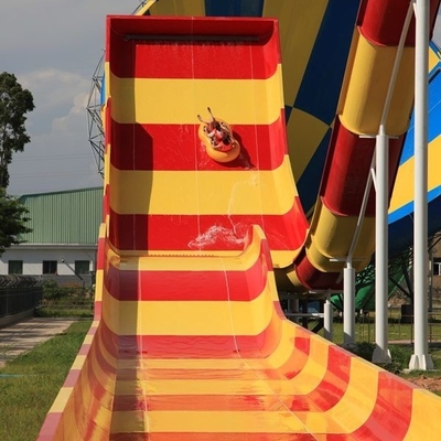 Parque exterior personalizado gigante da água do divertimento das corrediças de água da fibra de vidro do Bumerangue