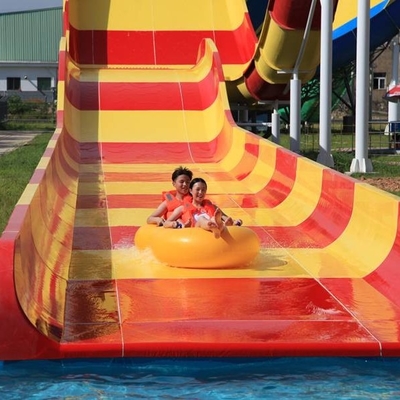 Parque exterior personalizado gigante da água do divertimento das corrediças de água da fibra de vidro do Bumerangue