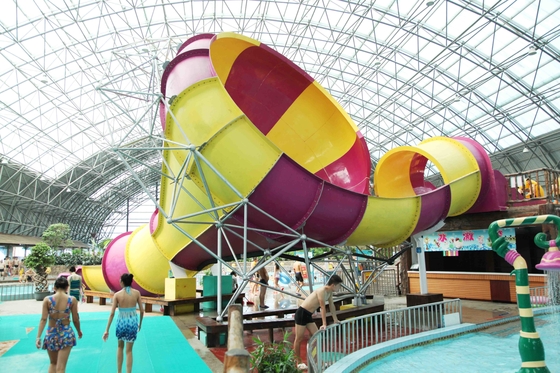 Do jogo interno da água da fibra de vidro de Comercial corrediça/água pequenas do passeio 100m3/Hr parque da água