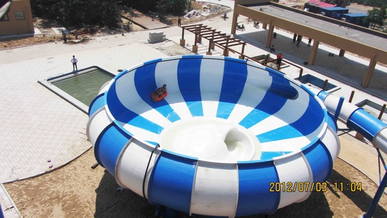 corrediça de água da bacia do espaço de 16m construção do parque vermelho/amarelo do Aqua