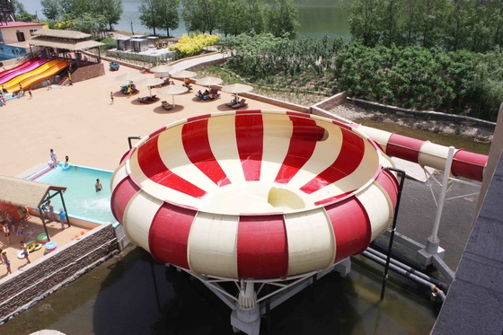 Super Bowl de Waterpark da altura das corrediças de água 19m da fibra de vidro dos jogos da família, espaço de 32*53m andares para o parque da água