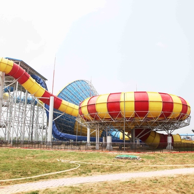 Corrediças de água de alta velocidade da fibra de vidro para o divertimento Waterpark da aventura
