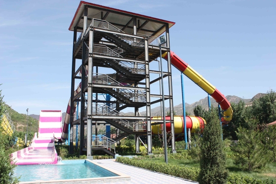Equipamento gigante do parque do Aqua que excita Waterslides da associação de Swwiming para o parque da água