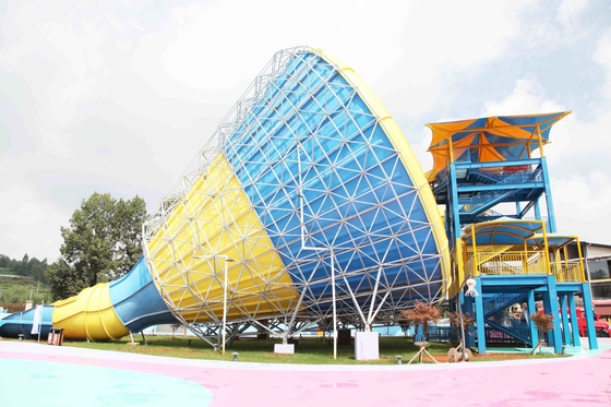 Grande certificado forte do CE do GV das corrediças de água da fibra de vidro do furacão para o parque da água