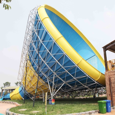Corrediças de água duráveis da fibra de vidro para o parque gigante da água, grande corrediça de água do furacão
