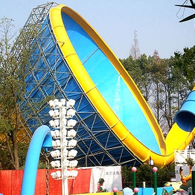 Corrediças de água duráveis da fibra de vidro para o parque gigante da água, grande corrediça de água do furacão