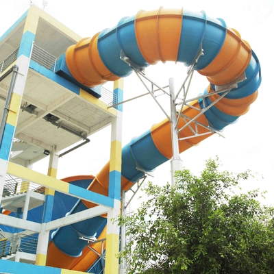 Corrediça galvanizada do furacão do aço carbono para o equipamento do parque do Aqua/do parque água da fibra de vidro