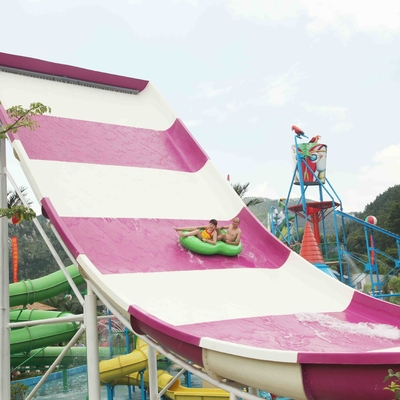 Corrediças de água feitas sob encomenda exteriores, corrediça do Aqua do Bumerangue do parque de diversões para 2 pessoas