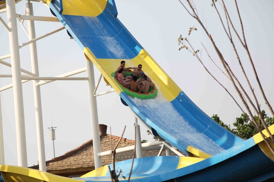 Corrediça de água gigante da fibra de vidro do Bumerangue de Outdside para 6 pessoa, altura 18.75M da torre do parque da água