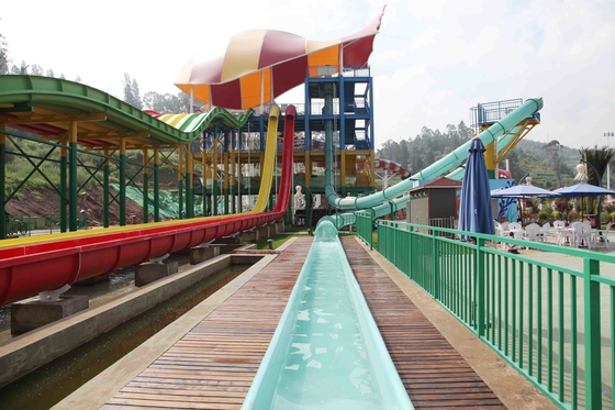 Corrediças de água da fibra de vidro do parque do Aqua da corrediça de ExcitingLoopBody, altura 16m da plataforma