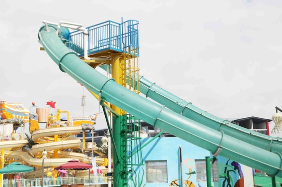 Corrediças de água da fibra de vidro do parque do Aqua da corrediça de ExcitingLoopBody, altura 16m da plataforma