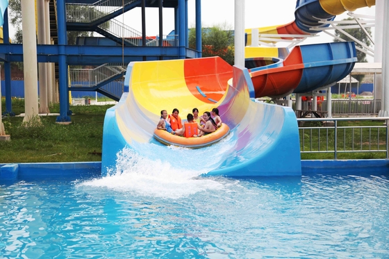 O equipamento galvanizado do parque do Aqua do aço carbono da birra desliza para o parque da água da aventura