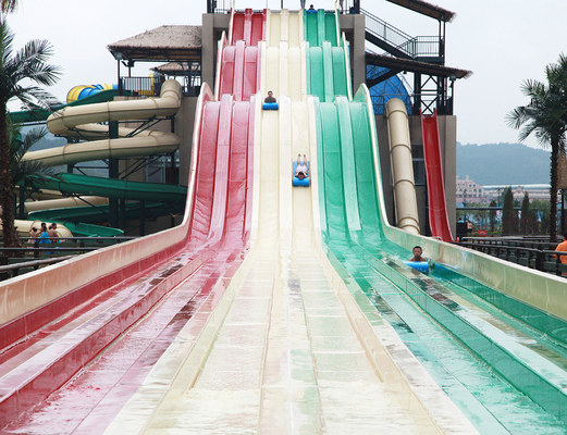 Corrediças de água feitas sob encomenda do arco-íris de Waterpark para o jogo da água da família