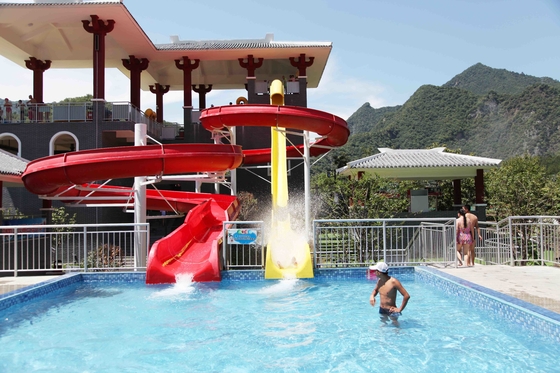 Corrediças de água feitas sob encomenda do artigo geral do parque da água de alta velocidade com capacidade de 120 cavaleiros/H