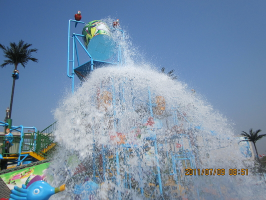 O projeto de Waterpark do Hotspring da tendência, equipamento do parque da água da fibra de vidro/personalizou o projeto do parque do Aqua