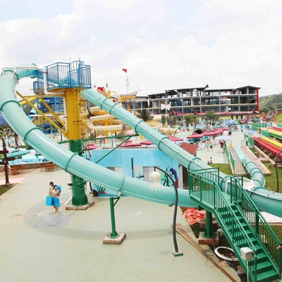 Corrediças de água da fibra de vidro do parque do Aqua da corrediça de ExcitingLoopBody, altura 16m da plataforma