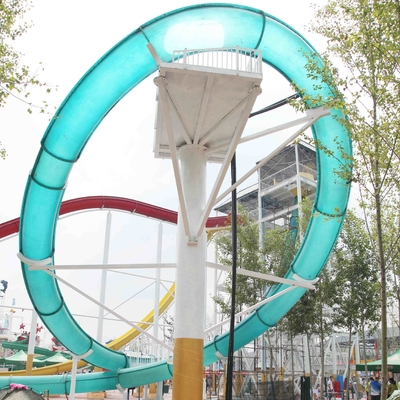 Corrediças de água da fibra de vidro do parque do Aqua de ExcitingSlide, altura 16m da plataforma