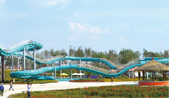 Montanha russa forte da água do dragão de água de Aquapark do divertimento da equipe do QC para o parque da água