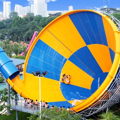 Produtos do parque do Aqua/altura super da plataforma das corrediças de água 14.6m da fibra de vidro do furacão para o parque temático da água