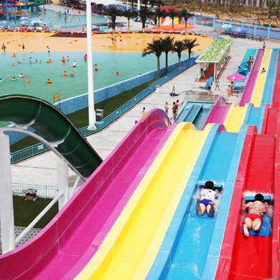 Corrediça de alta velocidade/corrediças de água adultas da fibra de vidro para a aventura Waterpark