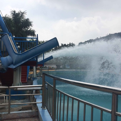 Altura livre engraçada comercial da plataforma da corrediça de água 1.2m da queda para parques temáticos da água