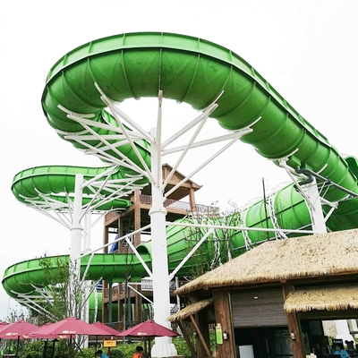 Corrediças de água comerciais da fibra de vidro da anaconda para o divertimento Waterpark da aventura