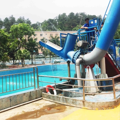 Altura livre engraçada comercial da plataforma da corrediça de água 1.2m da queda para parques temáticos da água