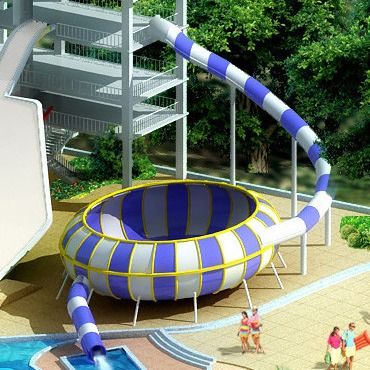 Corrediças de água comerciais da fibra de vidro do parque grande da água, corrediça da associação da fibra de vidro