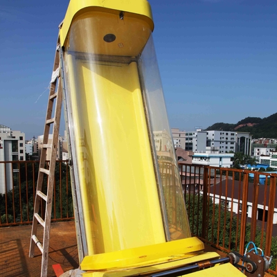 Corrediças de água emocionantes personalizadas da fibra de vidro do parque do Aqua, altura 16m da plataforma para adultos