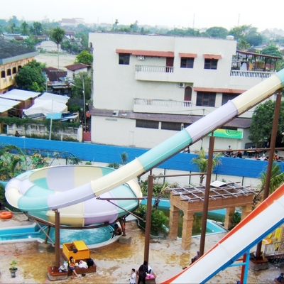 Corrediças de água da fibra de vidro do parque do Aqua/corrediça emocionantes personalizadas do corpo para o divertimento da água