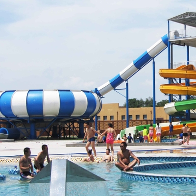 Corrediças de água gigantes personalizadas do espaço das corrediças de água da fibra de vidro do parque do Aqua do divertimento para o projeto de água