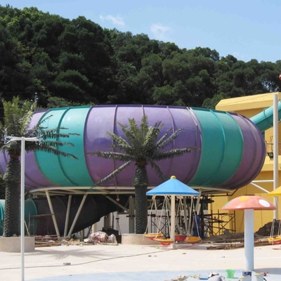 Corrediças de água gigantes personalizadas do espaço das corrediças de água da fibra de vidro do parque do Aqua do divertimento para o projeto de água